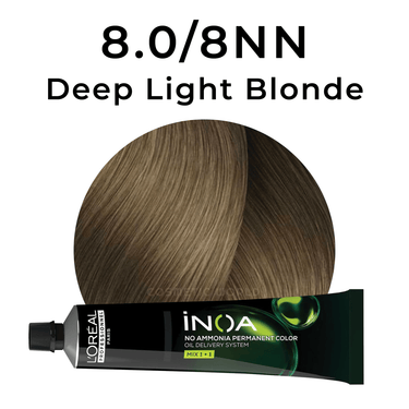 L'OREAL - INOA_iNOA 8.0/8NN Deep Light Blonde_Cosmetic World